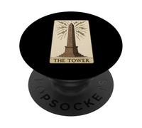 The Tower Obelisk Ancient Egyptian Tarot Card PopSockets Adhesive PopGrip