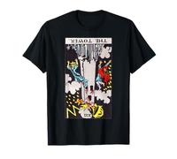 The Tower Reversed Rider Waite Tarot T-Shirt