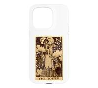 The Tower Tarot Card Cartomancy Divination Occult Top Case for iPhone 15 Pro