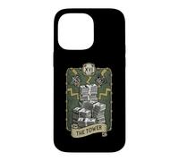 The Tower Tarot Card Dollar Money Astrology Case for iPhone 14 Pro Max