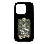 The Tower Tarot Card Dollar Money Astrology Case for iPhone 15 Pro
