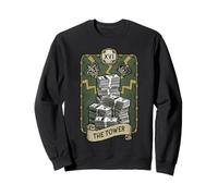 The Tower Tarot Card Dollar Money Astrology Sweatshirt