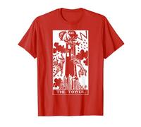 The Tower Tarot Card Major Arcana Card Sixteen 16 T-Shirt
