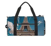 The Towering Iron Tower Gym Bag for Men Women, Waterproof Gym Tote Bags, Large Duffel Bag for Travel Workout