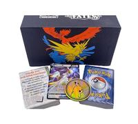 The Toy Box - Pokemon Box Bundle - 100 Assorted Pokemon Cards, 1x Rare Ultra Shiny & Game Coin