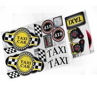 The Toy Restore Replacement Stickers Fits Little Tikes 30th Ann. Taxi Decals Cozy Coupe Full Set
