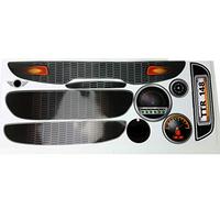 The Toy Restore Replacement Stickers Fits Rollplay Mini Cooper 6-Volt Battery-Powered Ride-On Set