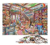 The Toy Shoppe Wooden Jigsaw Puzzles 500 Piece for Adults Fun Decoration Toy Intellectual Game Education Game Stress Relief Relaxation And Intelligence 500pcs (52x38cm)