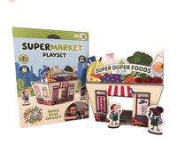 The Toy Tribe Super Duper Foods Supermarket Playset