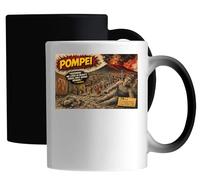 The Tragic Eruption of Pompeii Ceramic Magic Mug White