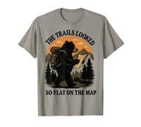 The Trails Looked So Flat On The Map Bear T-Shirt