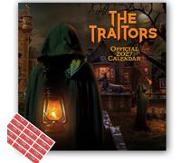 The Traitors 2027 Square Wall Calendar | Official The Traitors Calendar | 12 Month TV Show Calendar with Pull-Out Poster | Gift for Fans of the Hit BBC Series | with FREE stickers