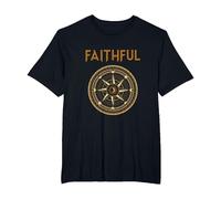 The Traitors Faithful Round Table T-Shirt, Men's Big and Tall, Black, 4X Tall