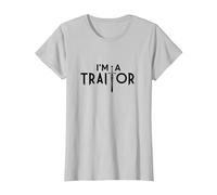 The Traitors I'm A Traitor T-Shirt, Women, Silver Grey, X-Large