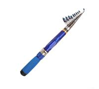 The Travel Companion A Lightweight and Compact Telescoping Fishpole Crafted from Fiber Glass Material Measuring up to Two Point Four Meters in Length (2.4)