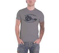 The Traveling Wilburys T Shirt Wilbury Records Logo Official Mens Heather Grey M