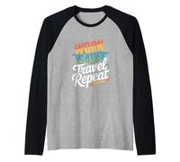 The Traveller's Mantra Raglan Baseball Tee