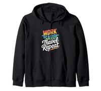 The Traveller's Mantra Zip Hoodie