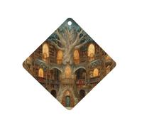 The Tree in Library Car Aromatherapy Tablets