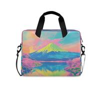 The Tree Life Colorful Laptop Sleeve Case Cool Computer Bag messenger bags for Men Women with Strap Handle, 13 14 15.6 inch
