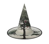 The Tree of Fantasy1 Halloween Witches Hats Witch Headbands Wizard Hat Costume Accessories Cosplay for Party Masquerade Foldable 3 PCS