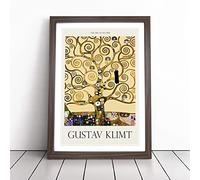 The Tree Of Life by Gustav Klimt | Framed Wall Art Print | Modern Home Decor Picture | Ready to Hang Artwork for Living Room, Bedroom, Kitchen or Office | Multiple Sizes