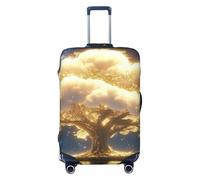 The Tree of Life is Luminous Elastic Travel Luggage Cover Suitcase Protector, Print Suitcase Baggage Cover Anti-Scratch