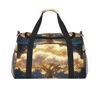 The Tree of Life is Luminous Waterproof Weekender Bags Duffel Bag Large Carry On Hand Luggage Bags Foldable Tote Bag for Travel Sports Gym Dance