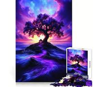 The Tree of Life Jigsaw Puzzles for Teenagers 1000 Pieces Logic Sense Toy Calm Fun Smooth Edge Birthday Gift (50x75cm)