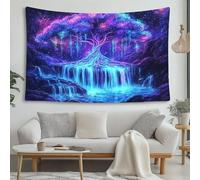 The Tree of Psychic Life Tapestry abstract color Wall Hangings Art Wall Cloth Decor Tapestry Hanging for Bedroom Living Room 150x150cm