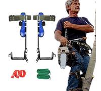The Tree Work Climbers - Efficient Fruit Harvesting Aids, High Strength Metal Build | Adjustable Tree Work Scaparies, Ergonomic Foot Plate, D Strap