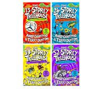 The Treehouse Colour Edition Collection 4 Books Set By Andy Griffiths (The 13-Storey Treehouse, The 26-Storey Treehouse, The 39-Storey Treehouse and The 52-Storey Treehouse)