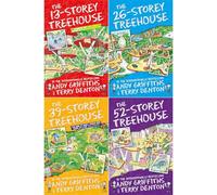 The Treehouse Series by Andy Griffiths & Terry Denton: The 13, 26, 39 & 52-Storey Treehouse - A Hilarious 4-Book Starter Collection of Flying Cats & Marshmallow Machines (4-Book Set)