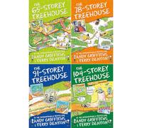 The Treehouse Series by Andy Griffiths & Terry Denton: The 65, 78, 91 & 104-Storey Treehouse - An Epic 4-Book Collection of Time Machines & Whirlpools of Doom (4-Book Set)