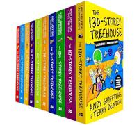 The Treehouse Storey Books 1 - 10 Collection Set by Andy Griffiths & Terry Denton (13-Storey, 26-Storey, 39-Storey, 52-Storey, 65-Storey, 78-Storey, 91-Storey, 104-Storey & More)