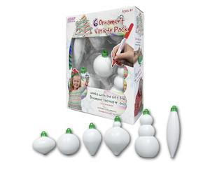 The Treemendous Ornament Decorator The Gift Box Ornament Decorator - 6 Count Ornament Refill for Gift Box Decorator Only | Ages 3 and Up (Not Compatible with Treemendous Tree) [Cap Colors May Vary]