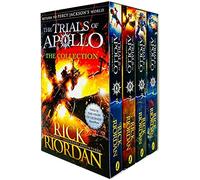 The Trials of Apollo Series Books 1 - 4 Collection Box Set by Rick Riordan (Hidden Oracle, Dark Prophecy, Burning Maze & Tyrant's Tomb)