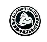 The Triple Horn of Odin The Horn Triskelion Norse Rune Viking PVC Airsoft Paintball Patch