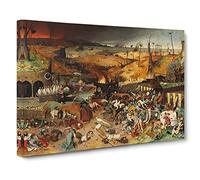 The Triumph Of Death By Pieter Bruegel The Elder Canvas Print | Gallery Wrapped 30mm Frame Wall Art | 30x20 inches | Ready to Hang | Classic Picture | Living Room Bedroom Lounge Office
