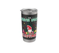 The Trivia Host Gnome Xmas Tree Group Christmas Matching Stainless Steel Insulated Tumbler