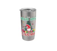 The Trivia Host Gnome Xmas Tree Group Christmas Matching Stainless Steel Insulated Tumbler