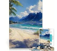 The Tropical Ocean Island Jigsaw Puzzles for Adults1000 Pieces Think Smart Toy Family Bond Accurate Cut Seasonal Gift (50x75cm)