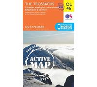 Explorer Active Ol46 The Trossachs Map With Digital Version - Orange, Orange One Size