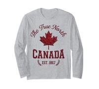 The True North Canada Est. 1867 Maple Leaf Long Sleeve T-Shirt