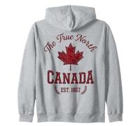 The True North Canada Est. 1867 Maple Leaf Zip Hoodie