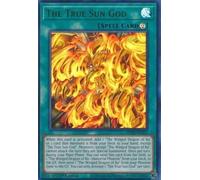 The True Sun God MP22-EN275 English 1st Edition Ultra Rare + Heartforcards® Toploader