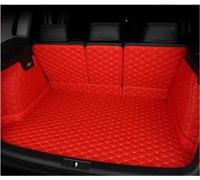 The Trunk Cargo Leather Liner Car Boot Compartment Floor Carpet Mud For Toyota For RAV4 2009-2020 Car Boot Mats(Red-1pcs)