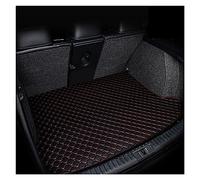 The Trunk Cargo Leather Mat Car Boot Mat Cargo Compartment Floor Carpet Mud Kick For Lincoln For MKC 2013-2019 Car Boot Protector(Black Red 4pcs,1pc)