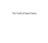 The Truth of Papal Claims