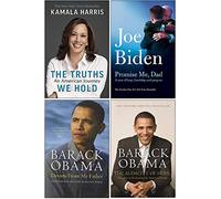 The Truths We Hold, Promise Me Dad, Dreams From My Father, The Audacity Of Hope 4 Books Collection Set